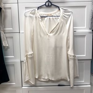 Off white long sleeve ramy brook top.